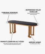 Fagus Bench | 120 x 40 cm - Görsel 5