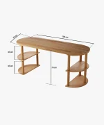 Alya Çalışma Masası | 180 x 70 cm - Görsel 5