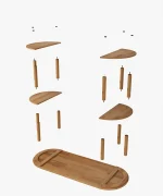 Alya Çalışma Masası | 180 x 70 cm - Görsel 4