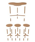 Çark Orta Sehpa Takımı - Görsel 4