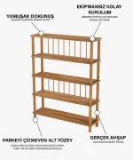 Albus Kitaplık | 110 x 28 cm - Görsel 5