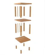 Erguvan Kitaplık | 40 x 40 cm - Görsel 3