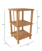 Erguvan Kitaplık | 40 x 40 cm - Görsel 4