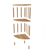 Manolya Köşe Kitaplık | 44 x 44 cm - Görsel 3