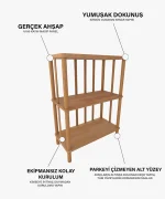 Sardunya Kitaplık | 60 x 28 cm - Görsel 5