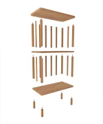 Sardunya Kitaplık | 60 x 28 cm - Görsel 3