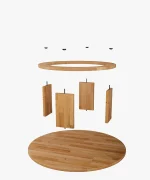 Mira Orta Sehpa | 98 x 98 cm - Görsel 3