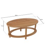 Leylak Orta Sehpa | 86 x 52 cm - Görsel 4