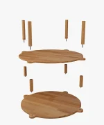 Alma Orta Sehpa | 96 x 96 cm - Görsel 3