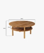 Sirius Orta Sehpa | 84 x 84 cm - Görsel 4