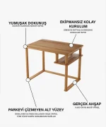 Leor Çalışma Masası | 100 x 70 cm - Görsel 6