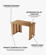 Luna Çalışma Masası | 150 x 70 cm - Görsel 6