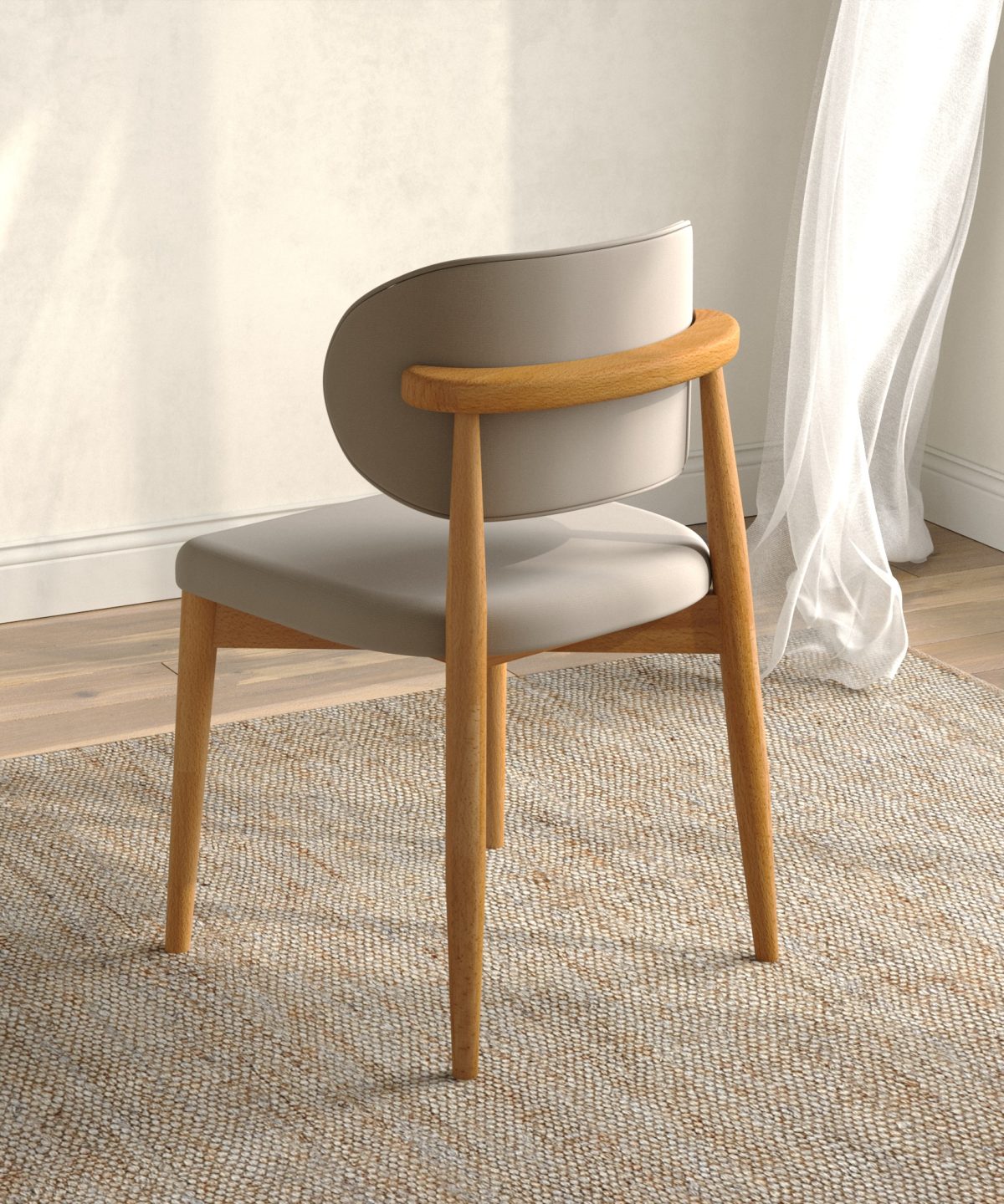 Nosa Sandalye | 49 x 48 cm - Kadife - Görsel 2