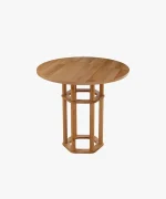 Cove Yemek Masası | 80x80 cm - Görsel 2